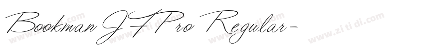 BookmanJFPro Regular字体转换